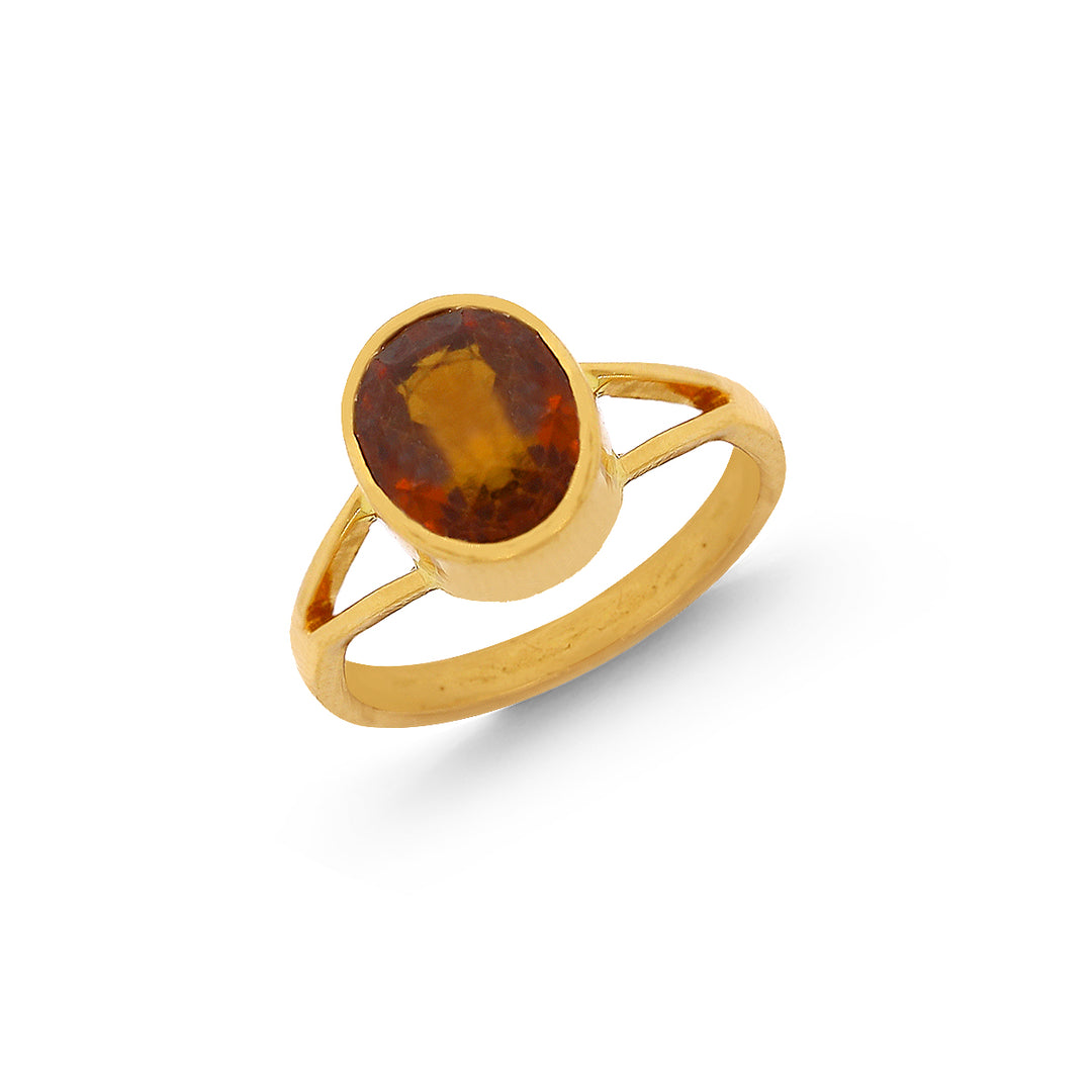 2.8 Carat Gomed Astrological Ring in 22K Gold