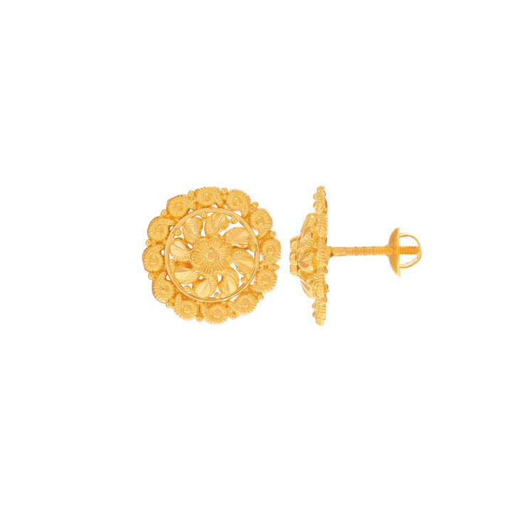 Lovely Earrings in 22K Gold