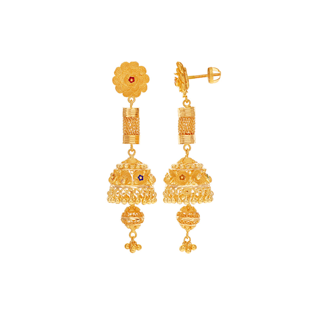 Captivating Jhumkha in 22K Gold