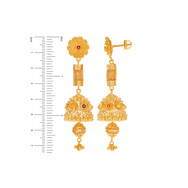 Captivating Jhumkha in 22K Gold