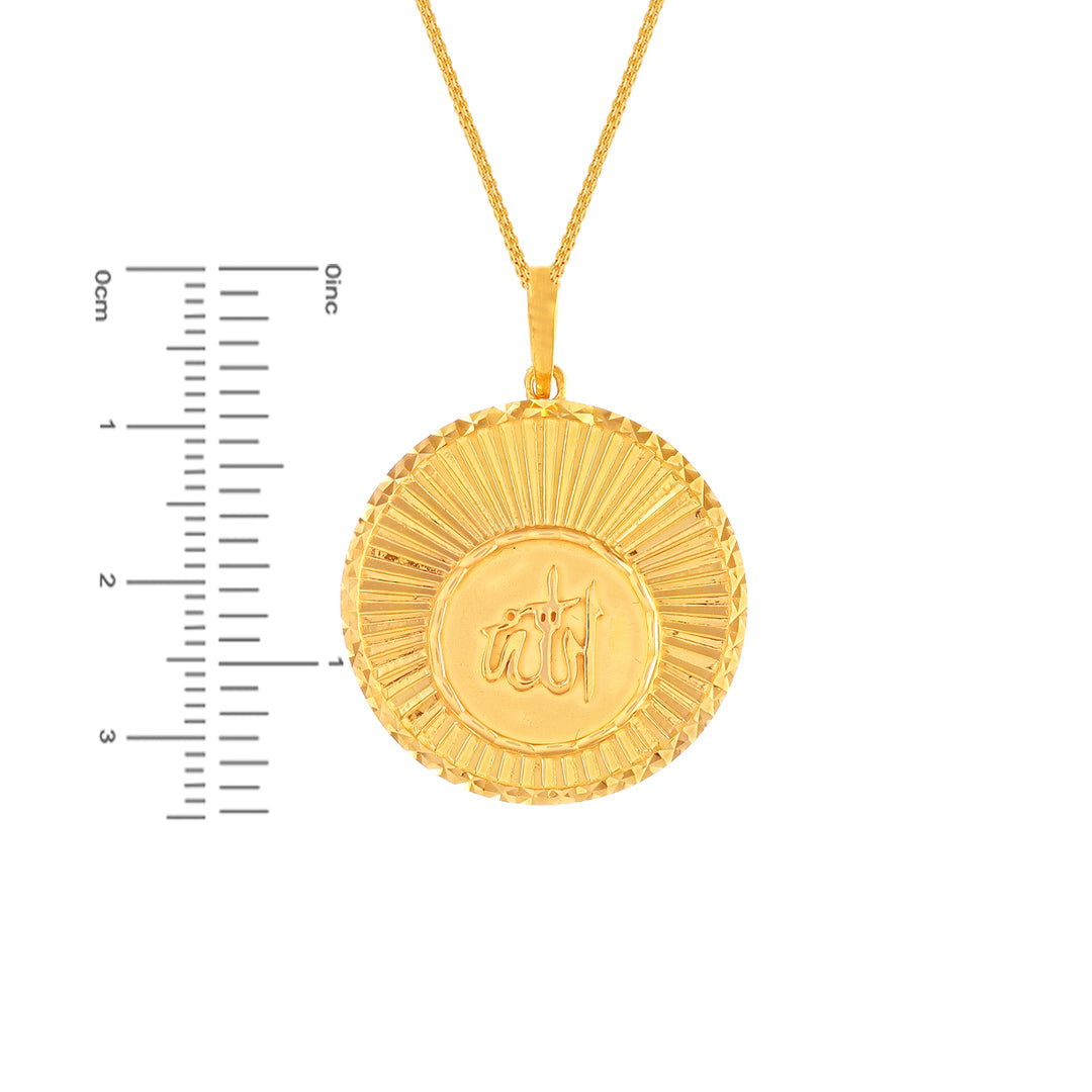 Allah Pendant in 22K Gold