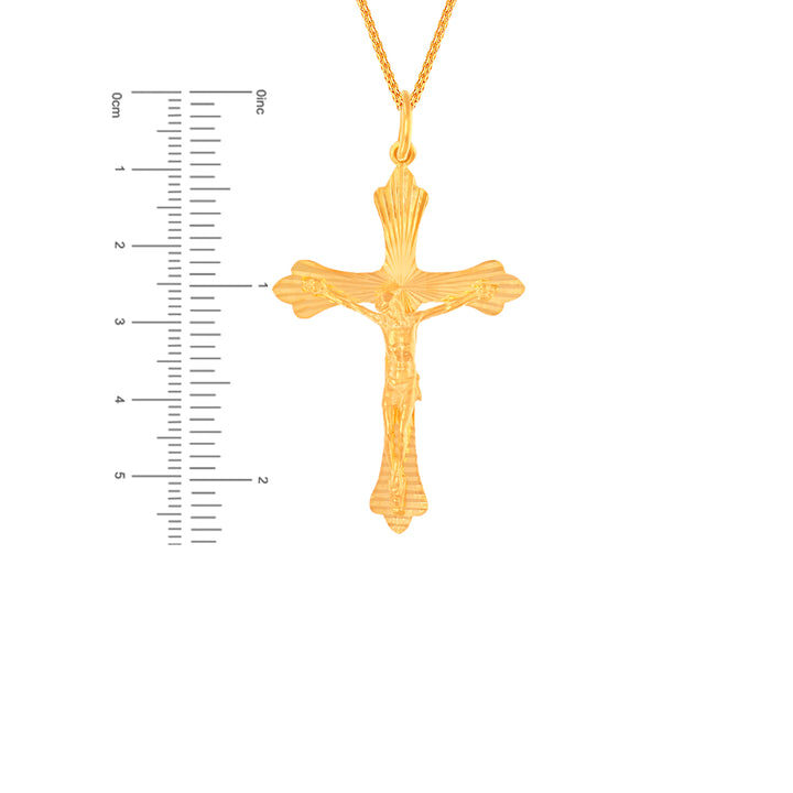 Cross Pendant in 21K Gold