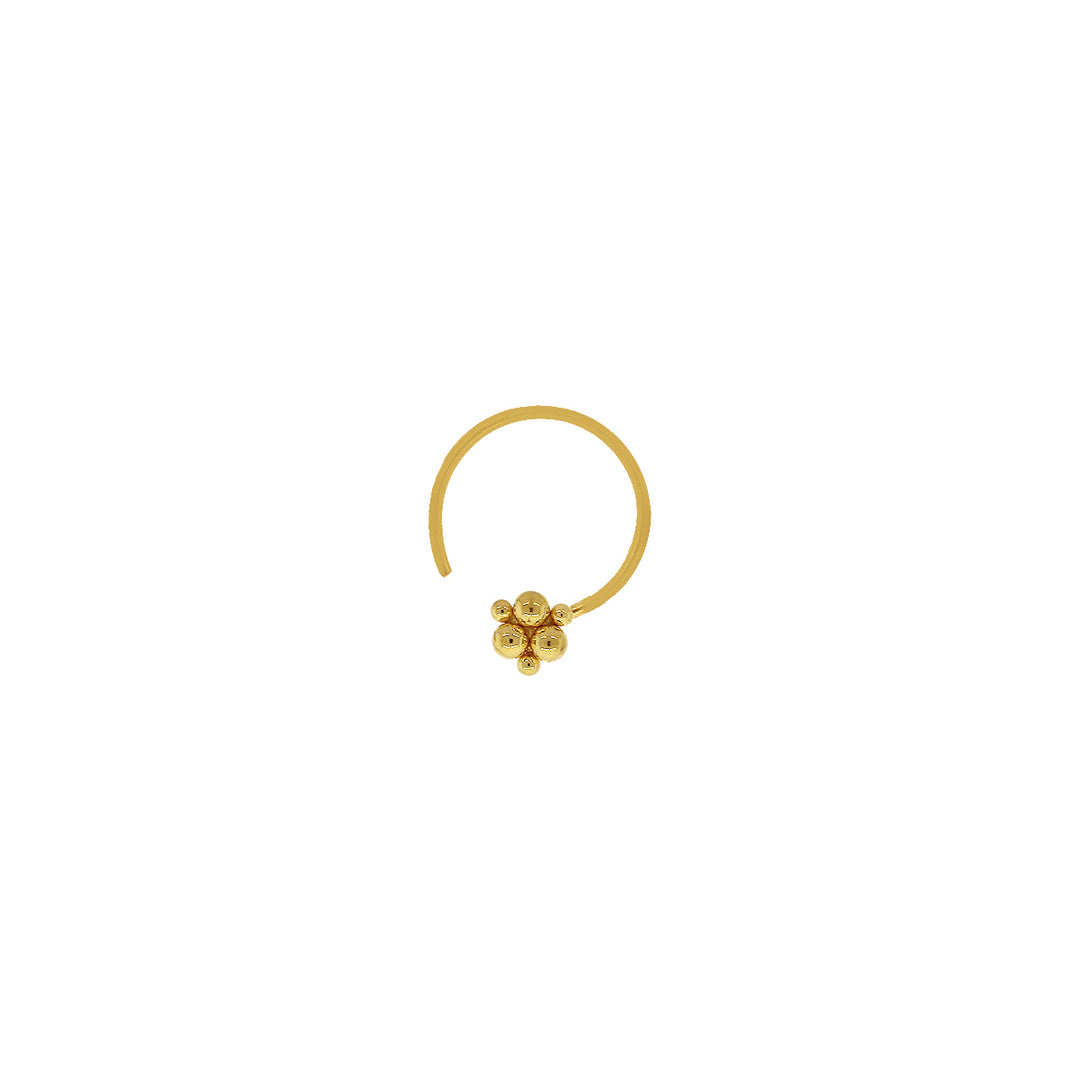 Intricate Nose Pin in 22K Gold