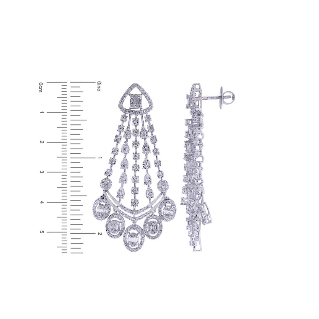 10.91CTW VVS/FG Diamond Choker Set in 18K White Gold