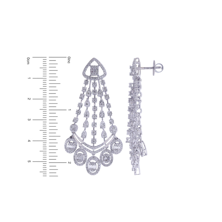 10.91CTW VVS/FG Diamond Choker Set in 18K White Gold