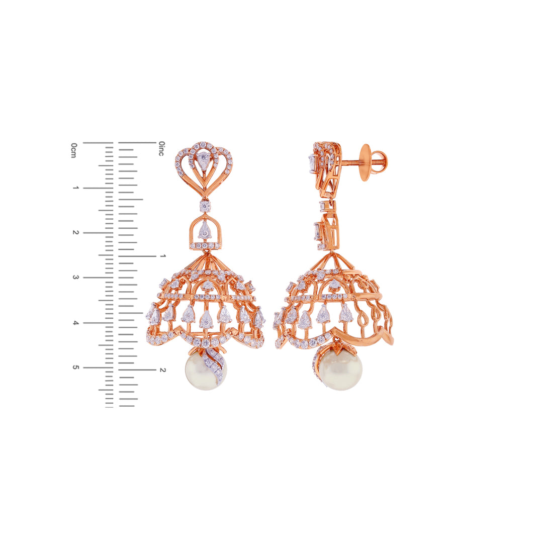 9.47CTW VVS/FG Diamond Choker Set in 18K Rose Gold