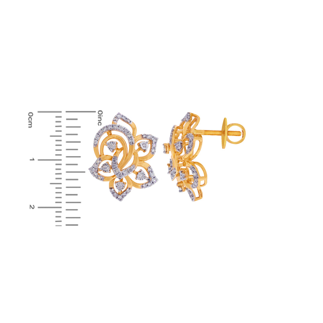 1.31Ct VVS/FG Diamond Pendant Set in 18K Gold