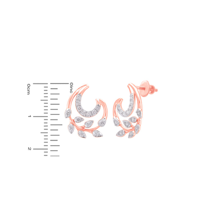 0.58Ct VVS/FG Diamond Pendant Set in 18K Rose Gold