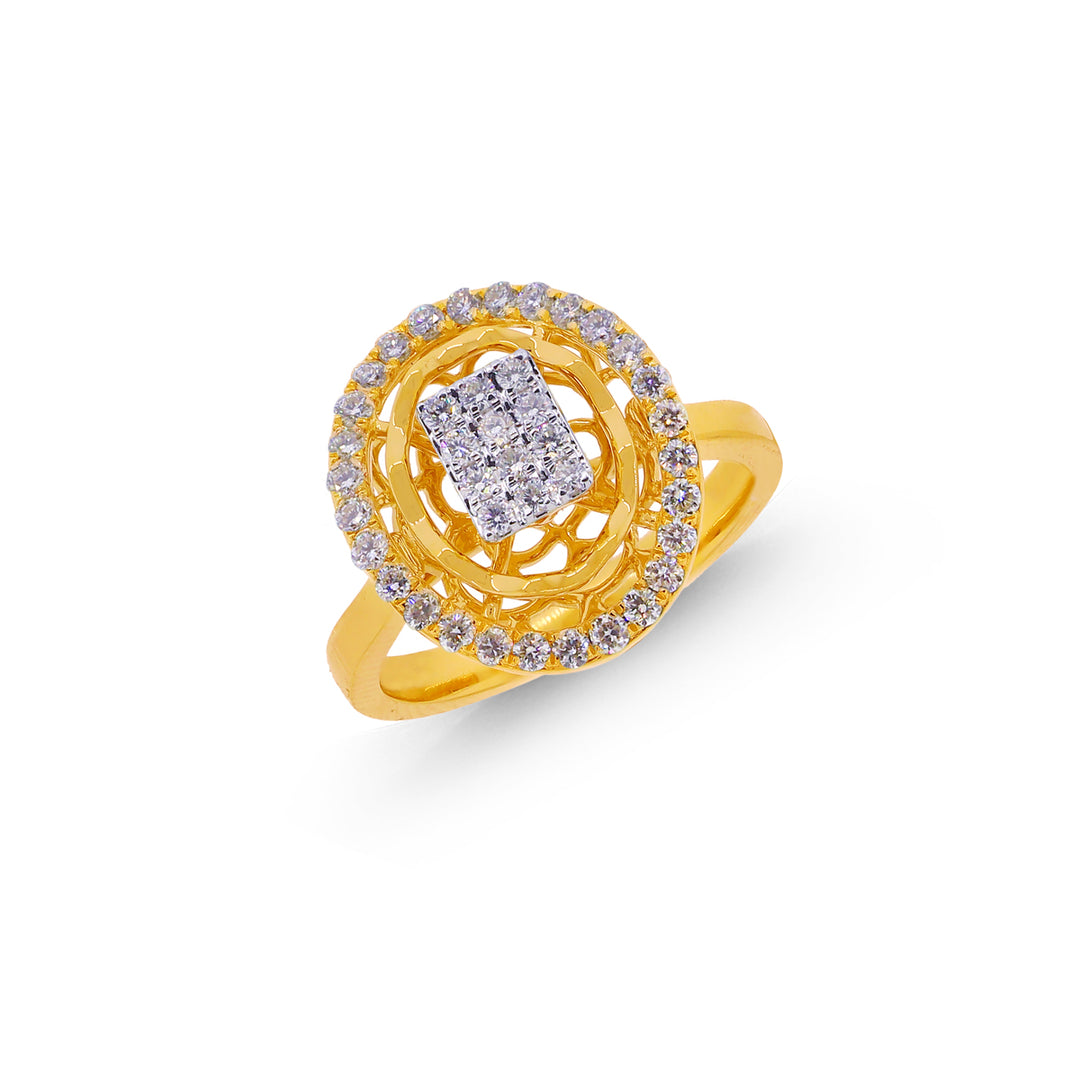0.50CTW VVS/FG Diamond Ring in 18K Gold