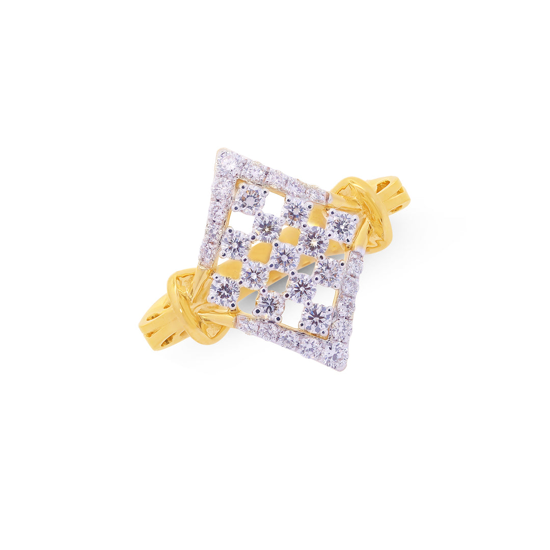 0.64Ct VVS/FG Diamond Ring in 18K Gold