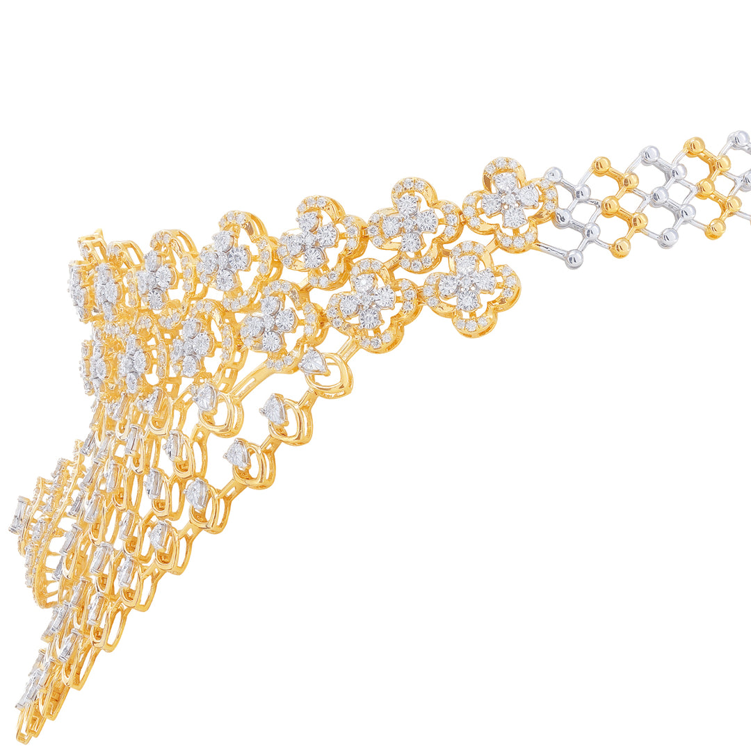 4.18Ct VVS/FG Diamond Choker in 18K Gold