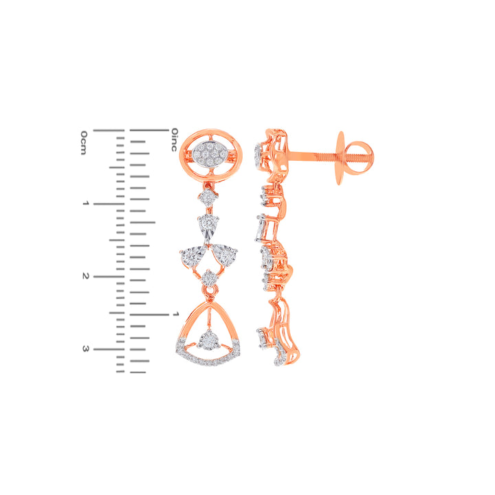 3.09Ct VVS/EF Diamond Choker Set in 18K Rose Gold