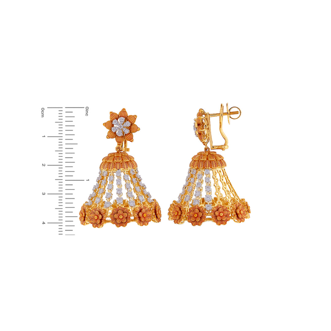 11.06Ct VVS/GH Diamond Choker Set in 18K Gold