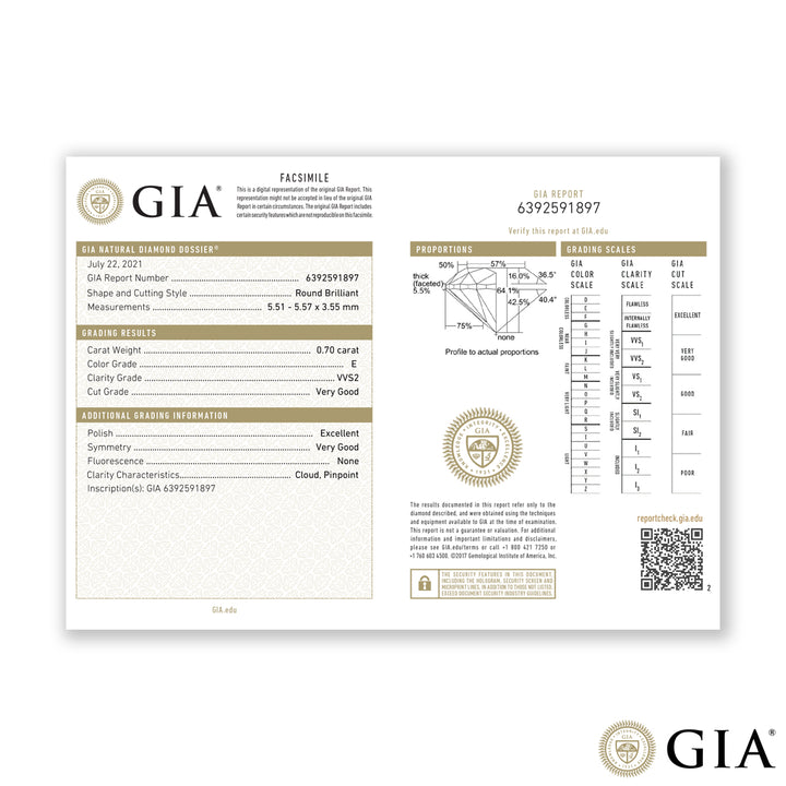 19.04Ct VVS/DEF GIA Certified Diamond Necklace in 18K White Gold