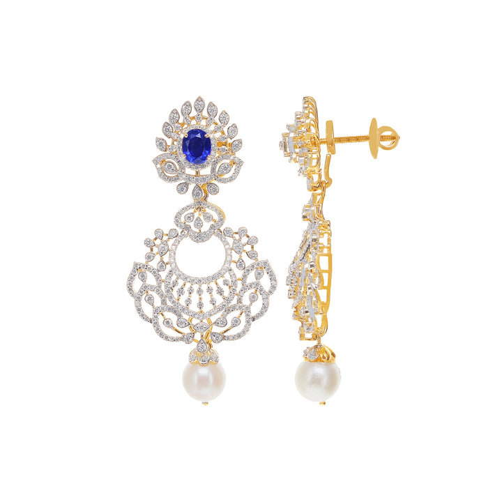 15.51Ct VVS/EF Diamond Choker Set With Changeable Gemstones in 18K Gold