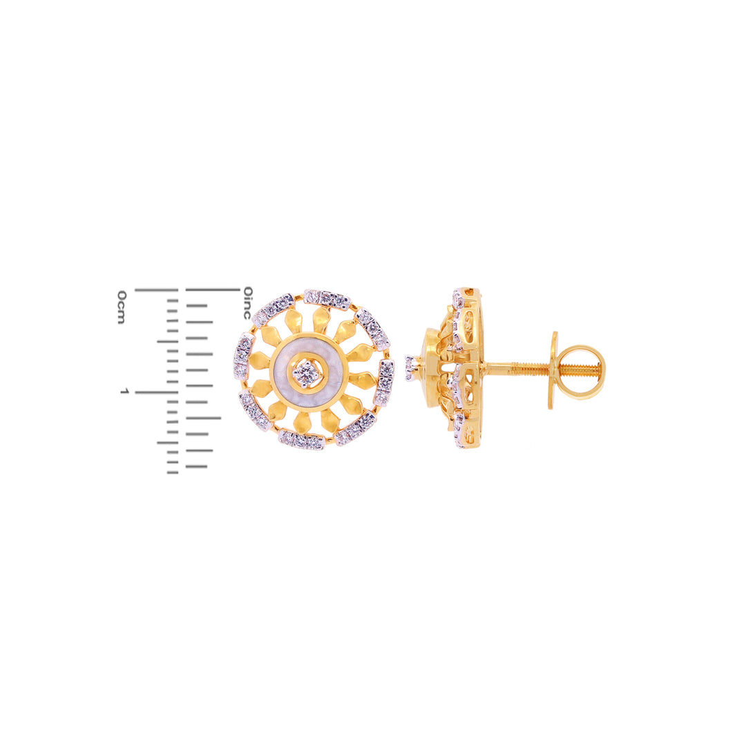 0.74Ct VVS/FG Diamond Pendant Set in 18K Gold