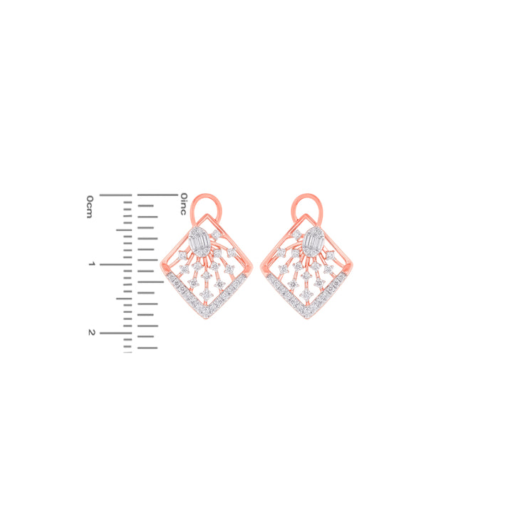 0.75Ct VVS/FG Diamond Pendant Set in 18K Rose Gold