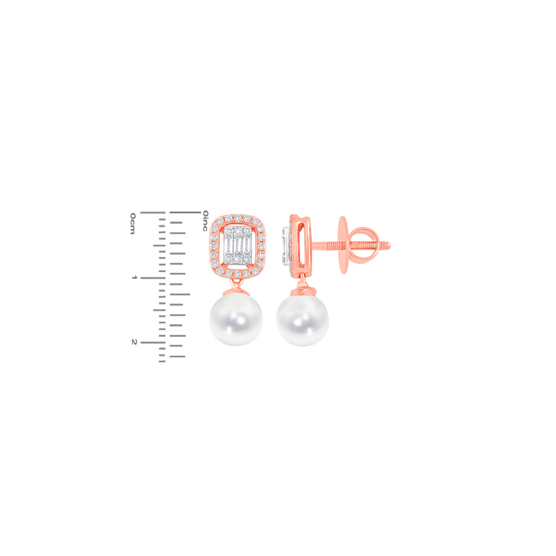 0.65Ct VVS/FG Diamond Pendant Set in 18K Rose Gold