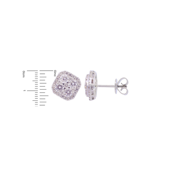 2.93 Ct VS/GH Diamond Pendant Set in 18K White Gold