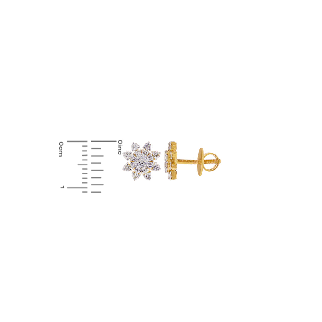 1.58Ct VVS/FG Diamond Pendant Set in 18K Gold