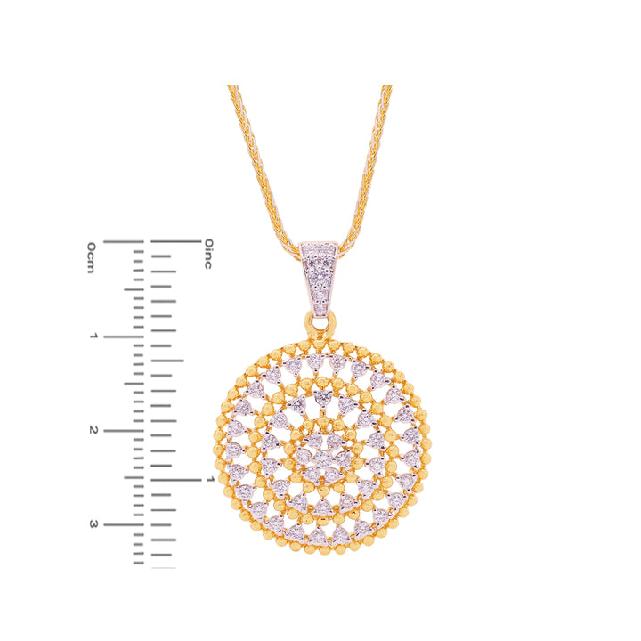 1.79Ct VVS/FG Diamond Pendant Set in 18K Gold
