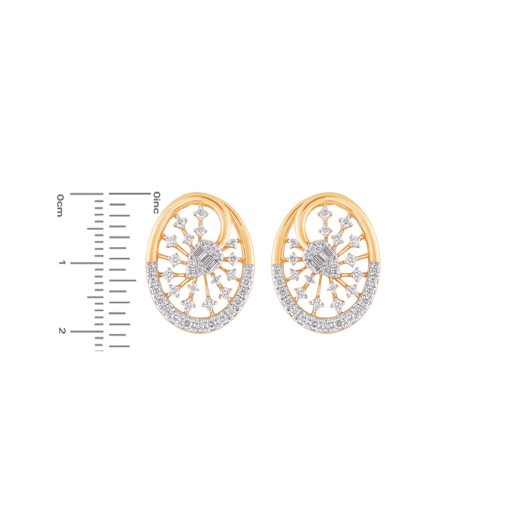 1.10Ct VVS/FG Diamond Pendant Set in 18K Rose Gold