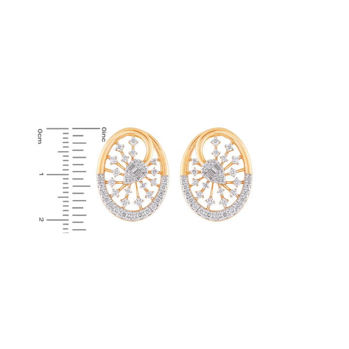 1.10Ct VVS/FG Diamond Pendant Set in 18K Rose Gold