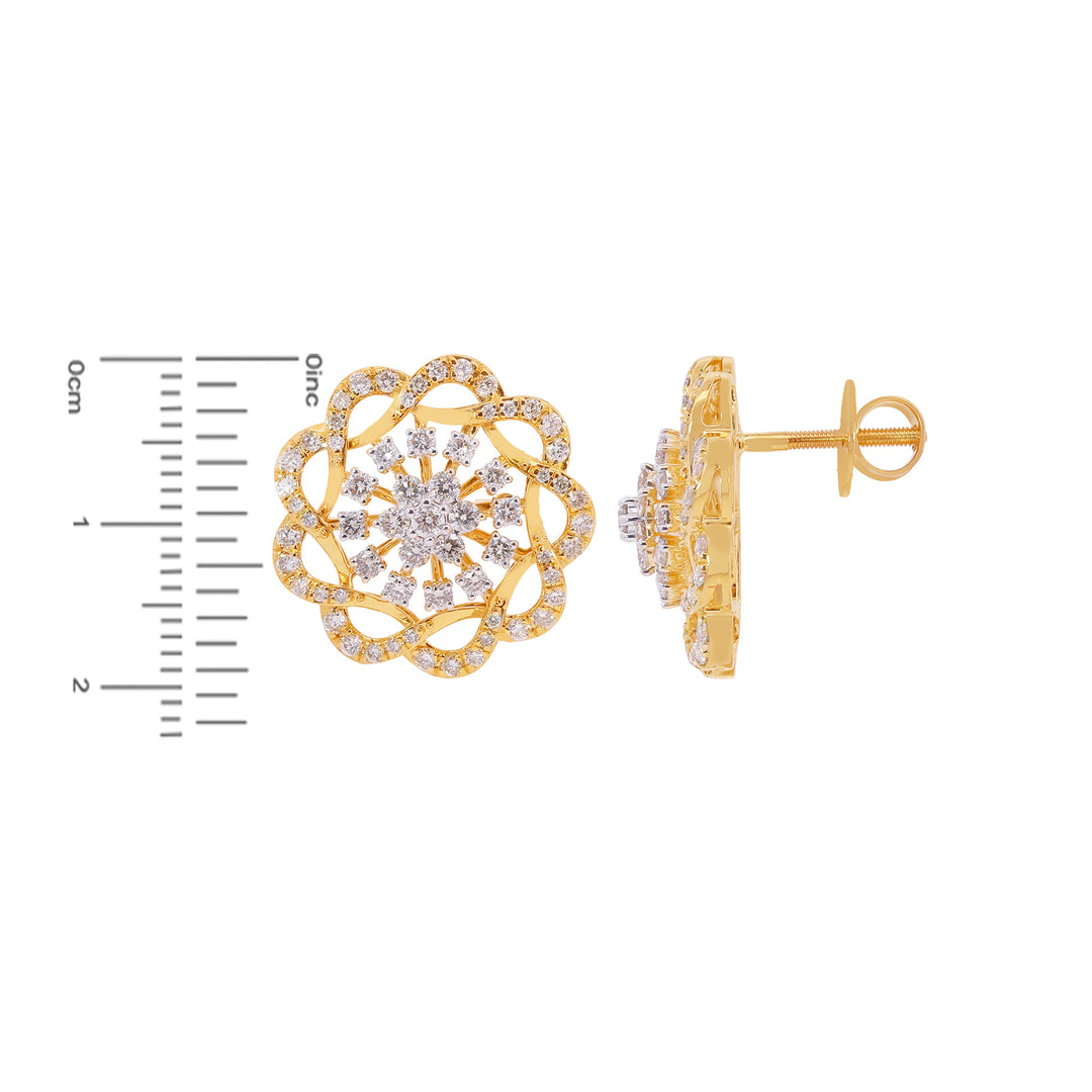 2.91Ct VS/GHI Diamond Pendant Set in 18K Gold