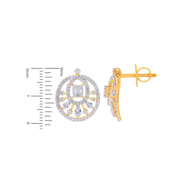 1.32Ct VVS/FG Diamond Pendant Set in 18K Gold