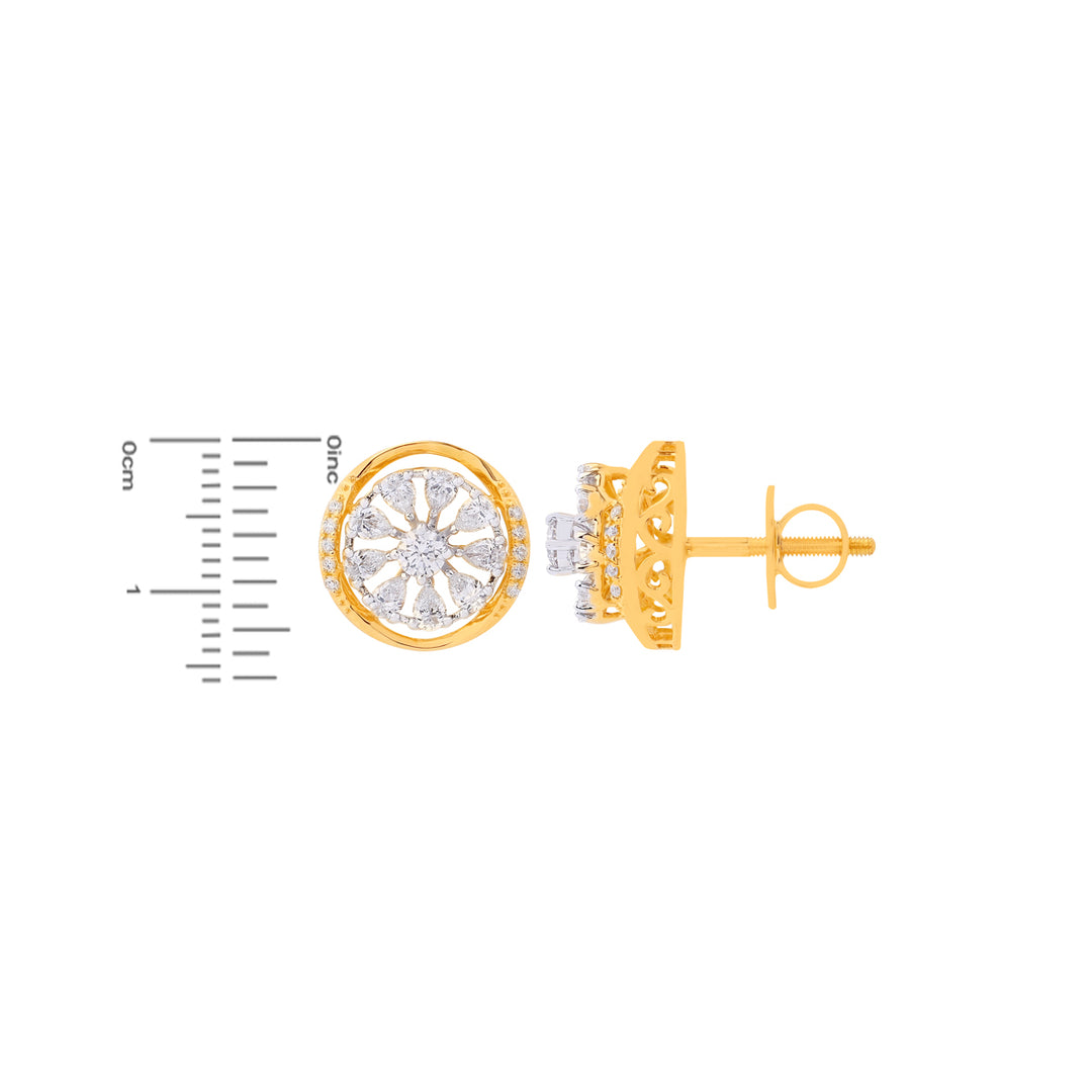 1.55Ct VVS/FG Diamond Pendant Set in 18K Gold