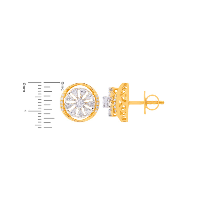 1.55Ct VVS/FG Diamond Pendant Set in 18K Gold