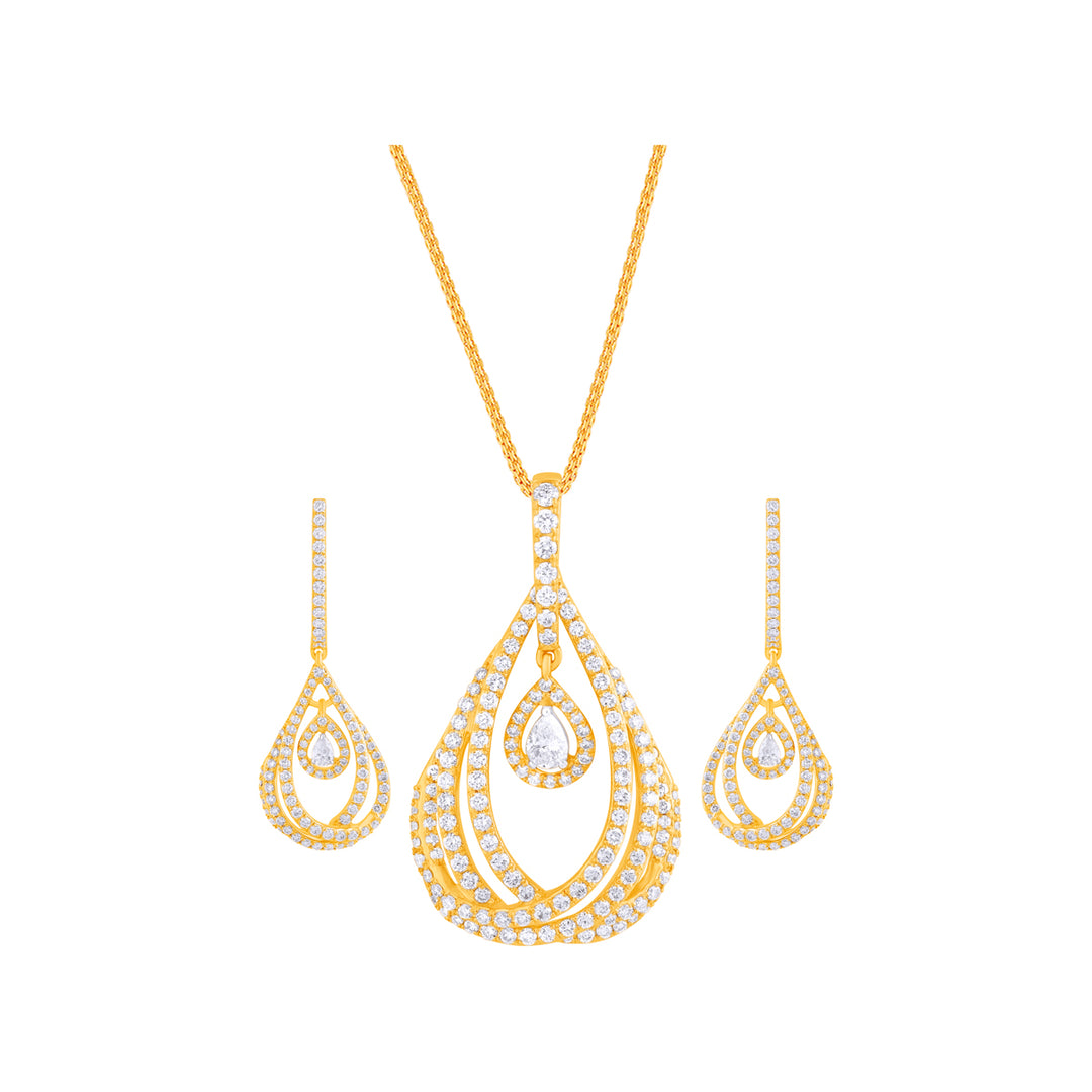 1.86Ct VVS/FG Diamond Pendant Set in 18K Gold