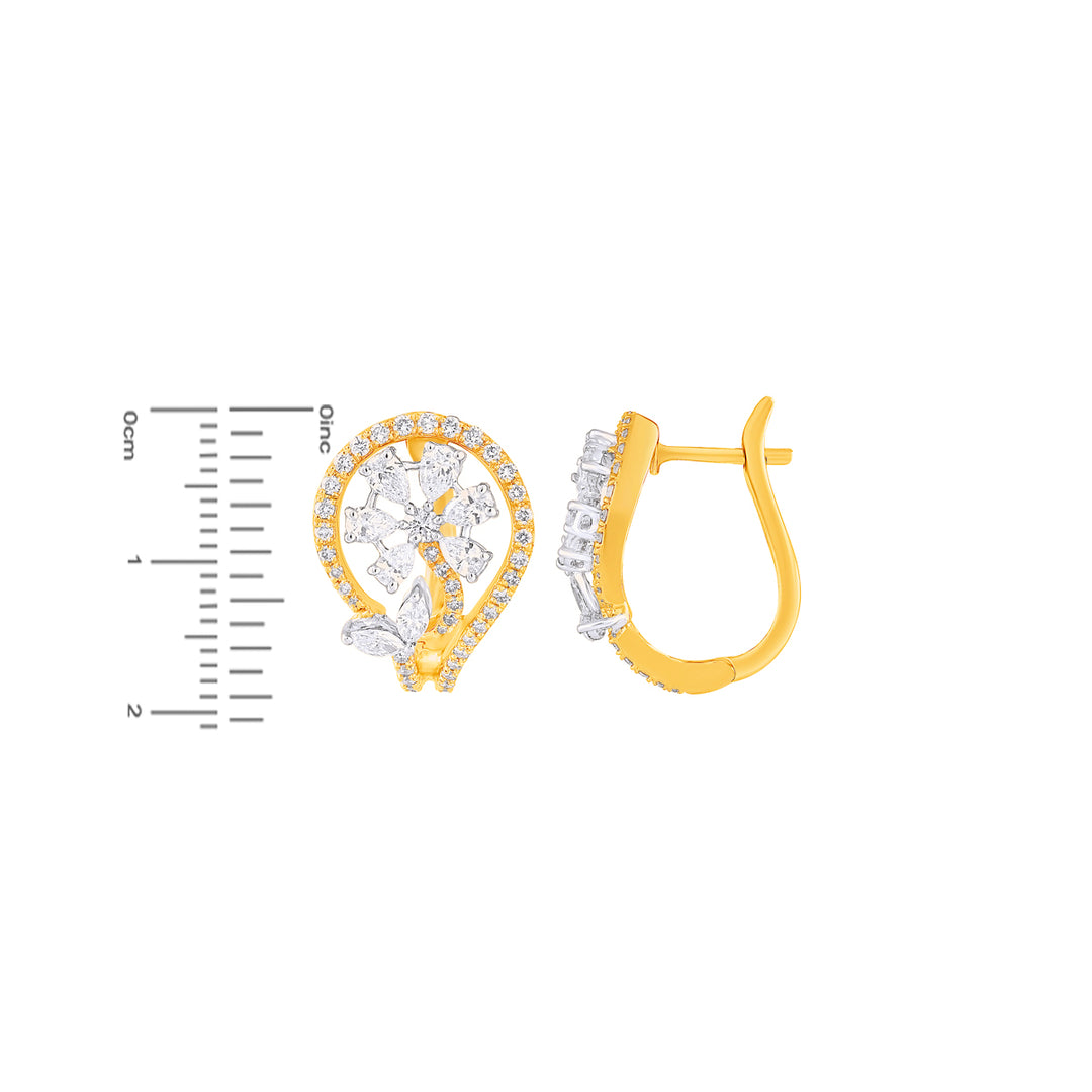 2.26Ct VVS/FG Diamond Pendant Set in 18K Gold