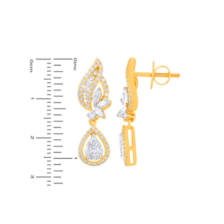 1.84Ct VVS/FG Diamond Pendant Set in 18K Gold