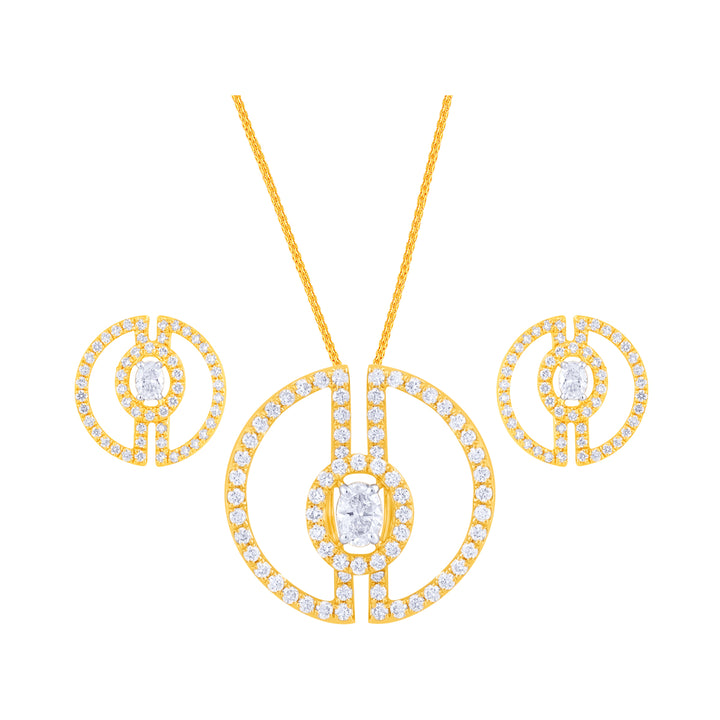 1.04Ct VVS/FG Diamond Pendant Set in 18K Gold