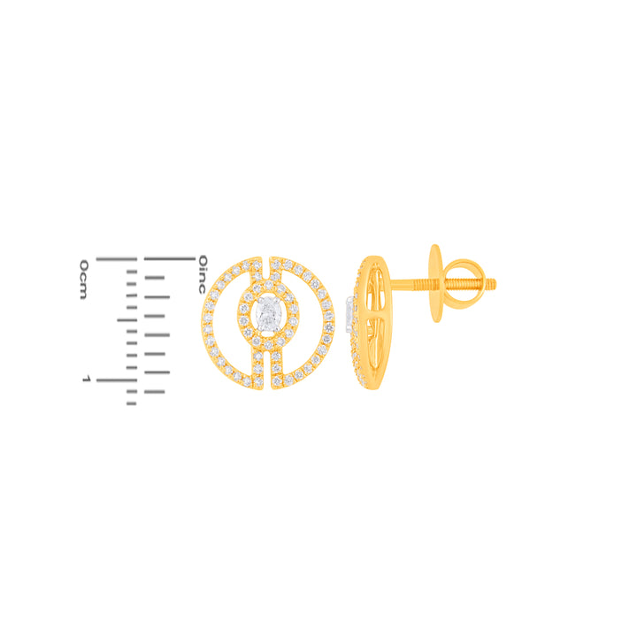 1.04Ct VVS/FG Diamond Pendant Set in 18K Gold