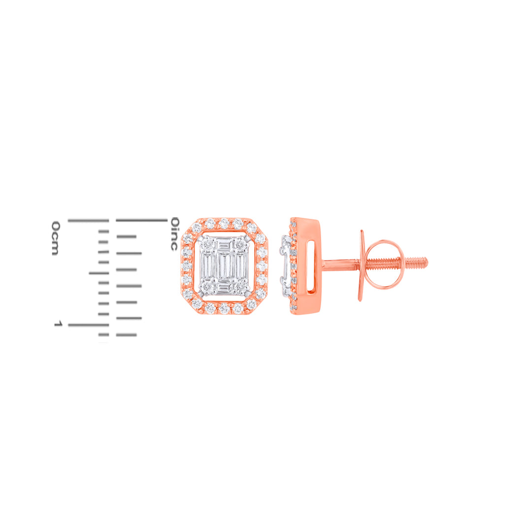 1.05Ct VVS/FG Diamond Pendant Set in 18K Rose Gold