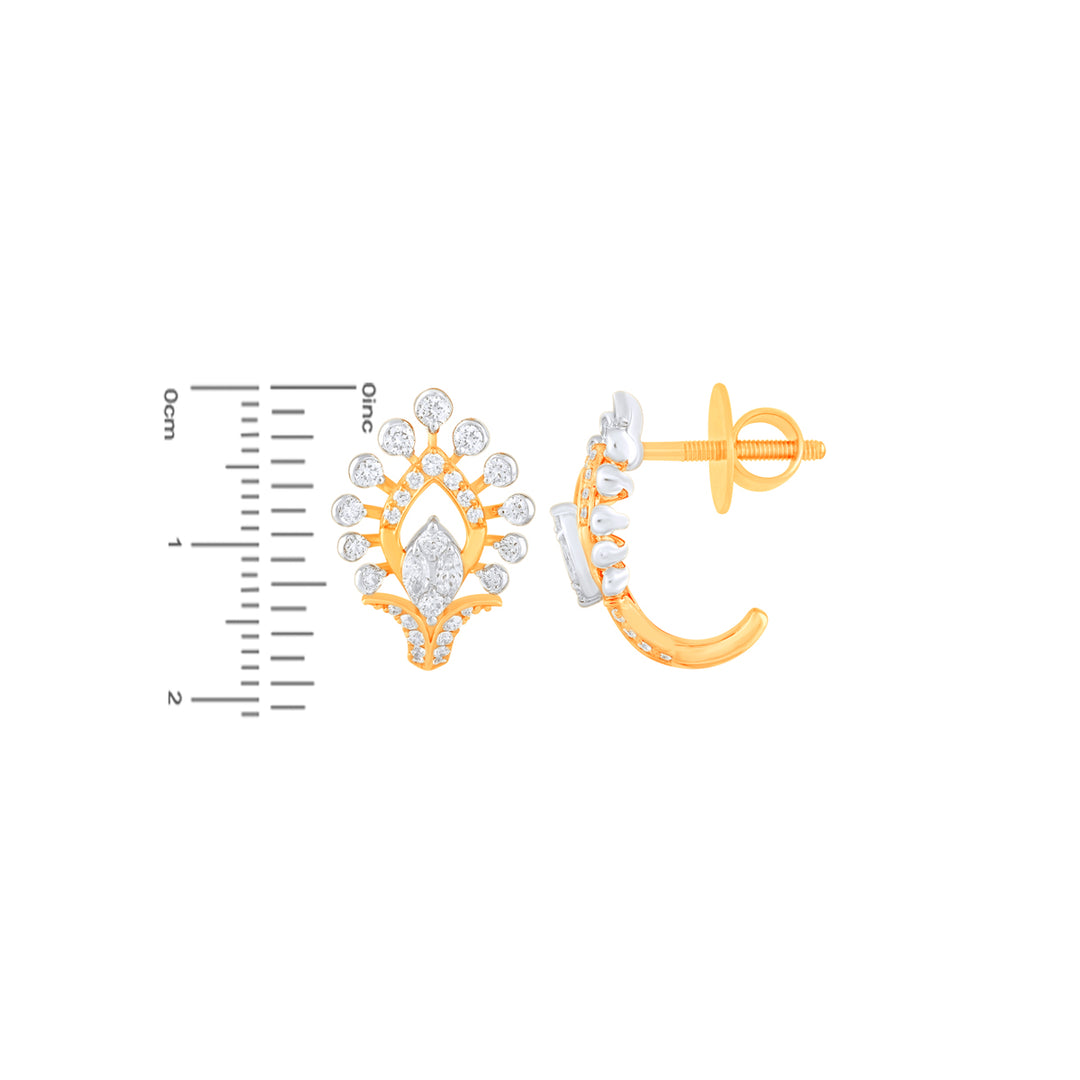 1.14Ct VVS/FG Diamond Pendant Set in 18K Gold