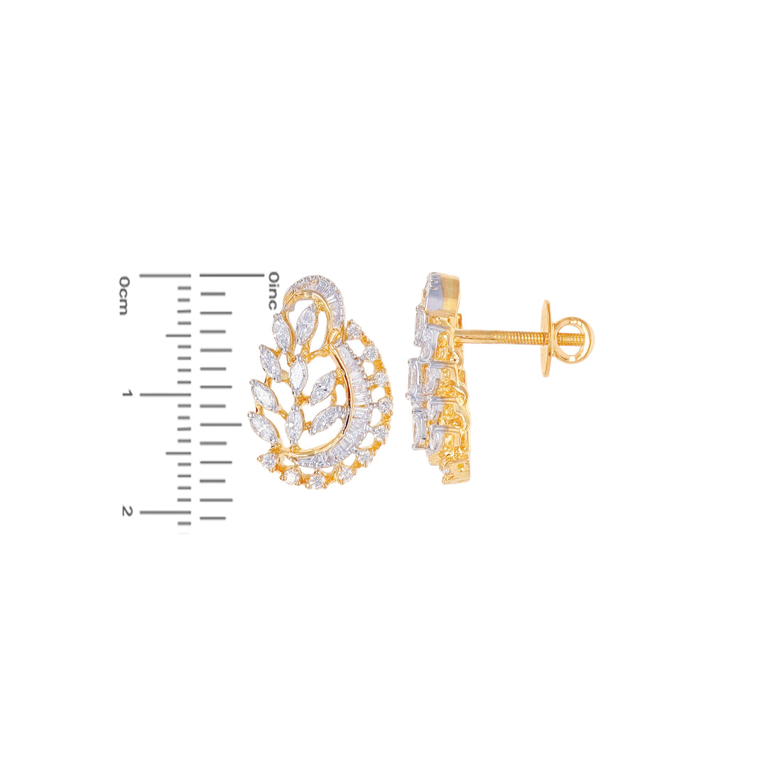 3.59Ct VVS/FG Diamond Pendant Set in 18K Gold