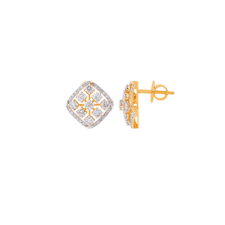 3.07Ct VS/GHI Diamond Pendant Set in 18K Gold