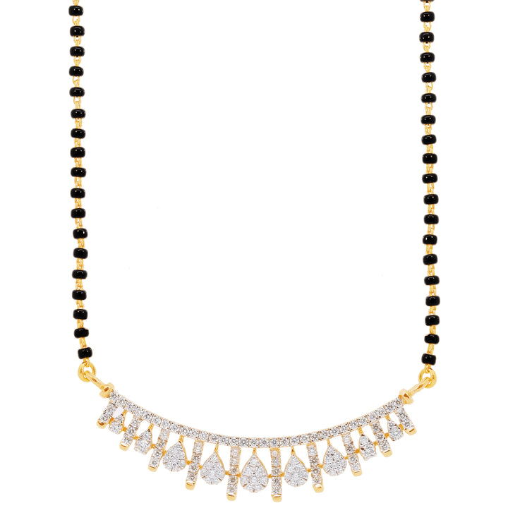 1.02Ct VVS/EF Diamond Mangalsutra in 18K Gold