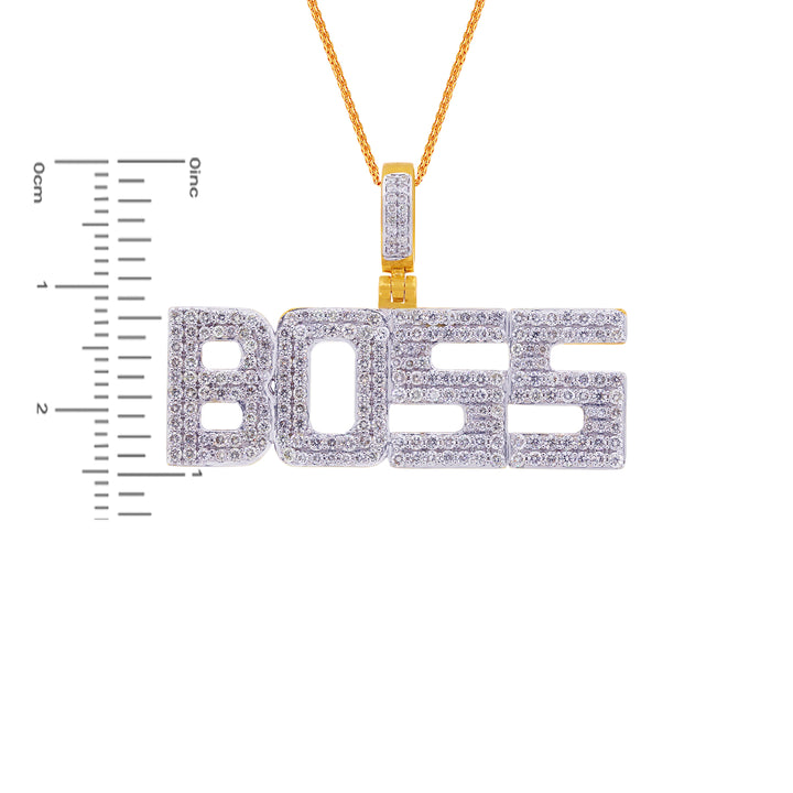 2.66Ct VS-SI/HI "BOSS" Diamond Pendant in 18K Gold