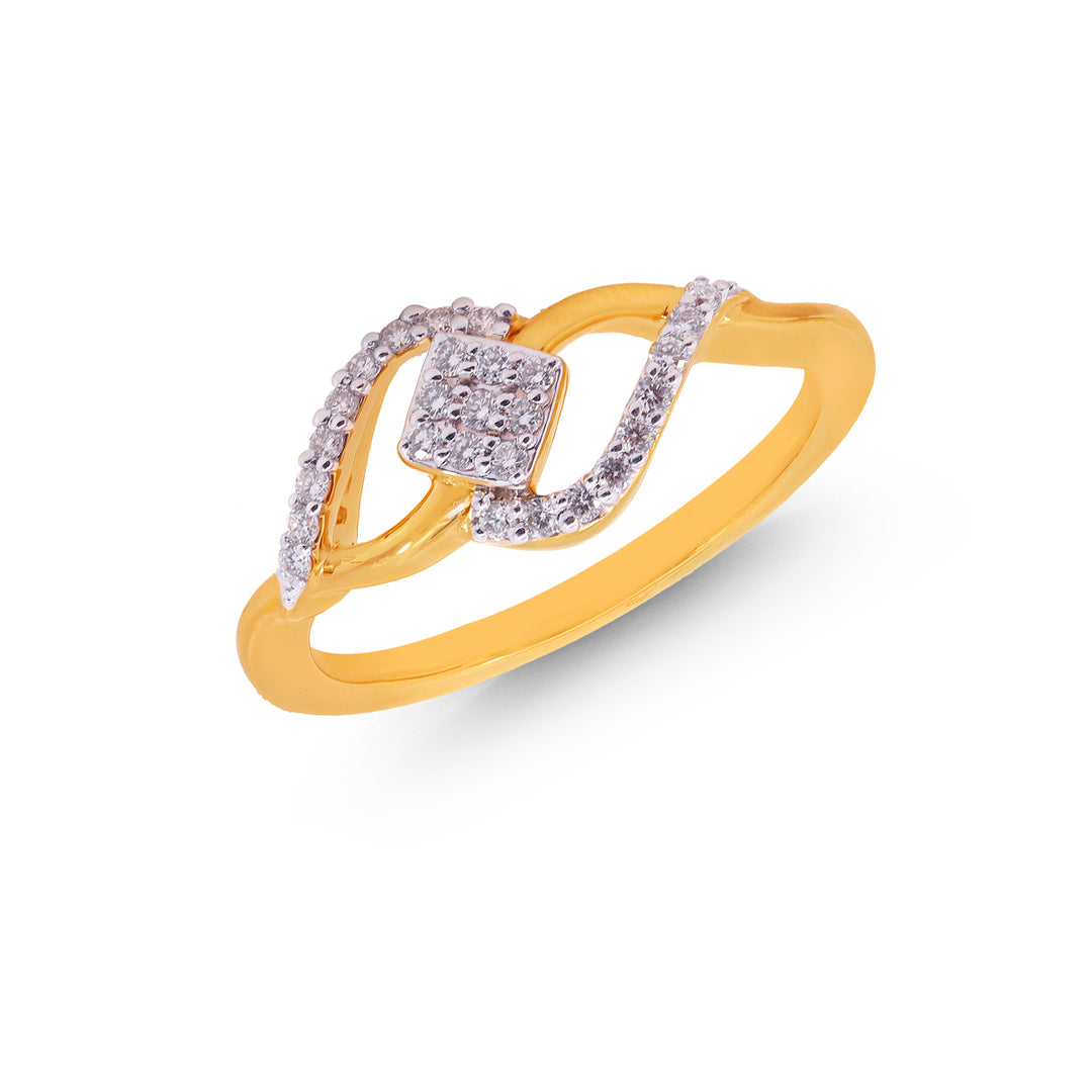 0.15Ct VVS/FG Diamond Ring in 18K Gold