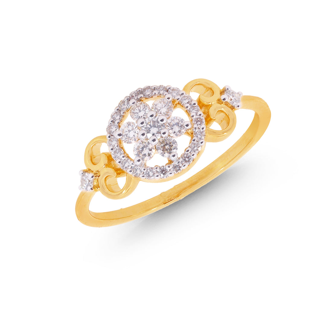 0.30Ct VVS/FG Diamond Ring in 18K Gold