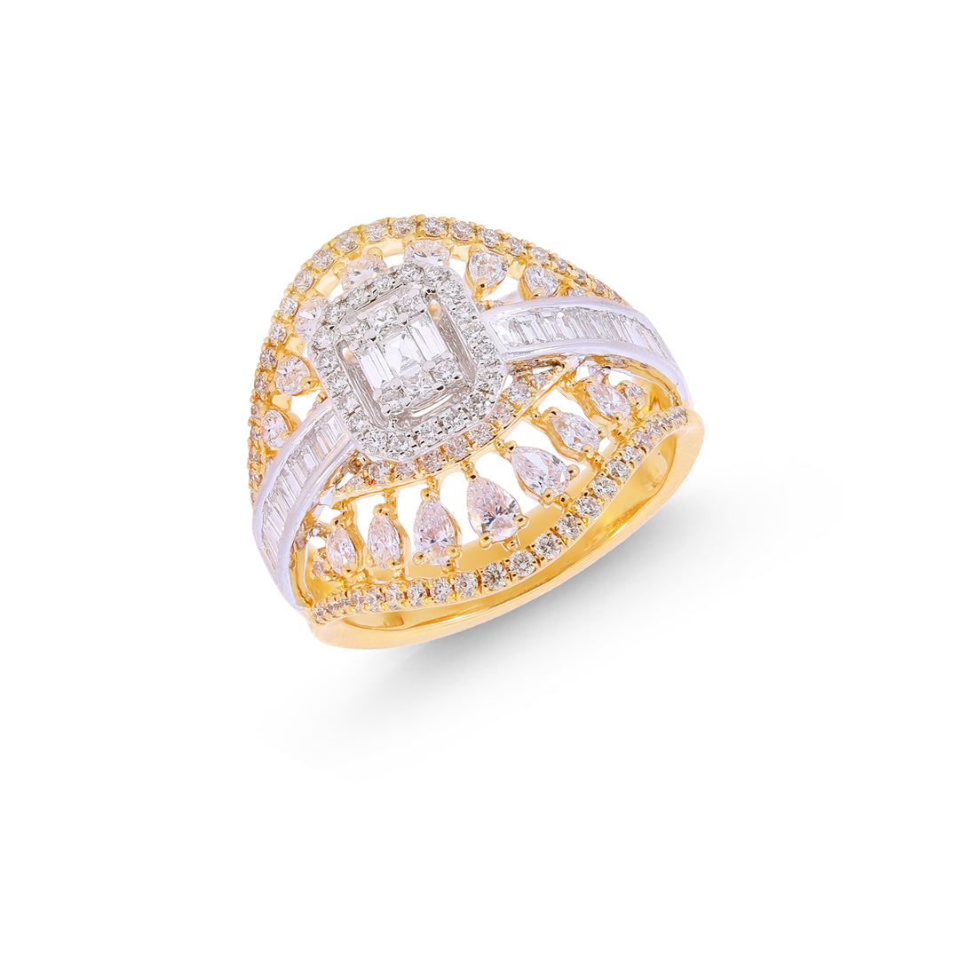 1.61Ct VVS/FG Diamond Ring in 18K Gold