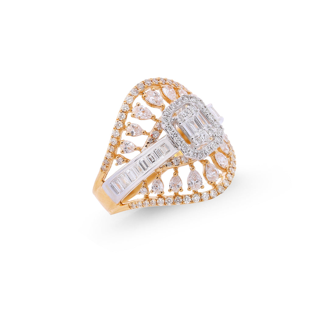 1.61Ct VVS/FG Diamond Ring in 18K Gold