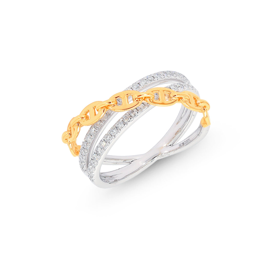 0.36Ct VS/GH Diamond Ring in 18K White Gold