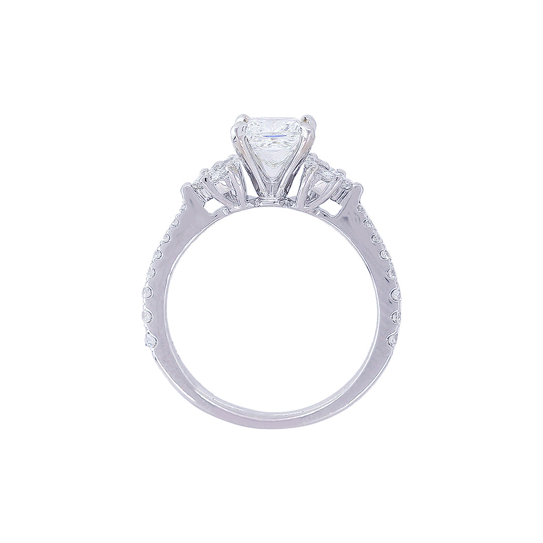 1.36 CTW VVS1/F GIA Certified Diamond Solitaire Ring in 18K White Gold