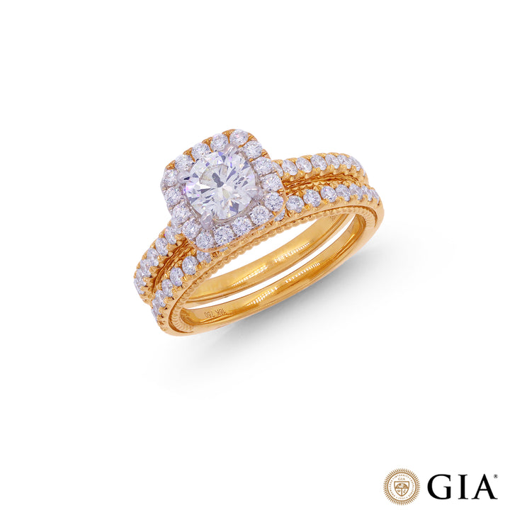 1.53CTW VS1/I GIA Certified Diamond Solitaire Ring in 18K Gold
