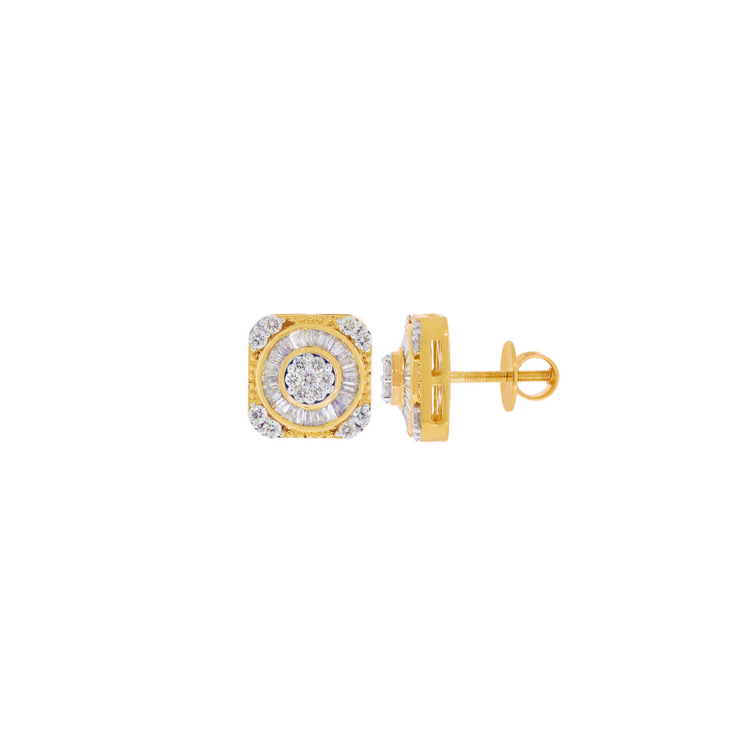 1.30Ct VS/SI-GHI Diamond Earrings in 18K Gold